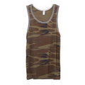 Men's Double Ringer Tank (Camo Print)